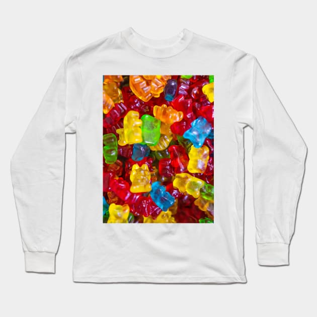 Gummy Bears Long Sleeve T-Shirt by NoMonkeyB